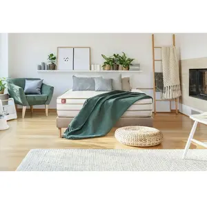 Matelas Mémoire de forme BioVisco - Marmottes&Co - LE DOUILLET 200x200cm - Blanc - Maxi épaisseur 26cm pas cher