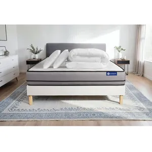 Actisom Pack Prêt A Dormir Matelas Actiflex Night 200x200 Ressorts Ens... pas cher