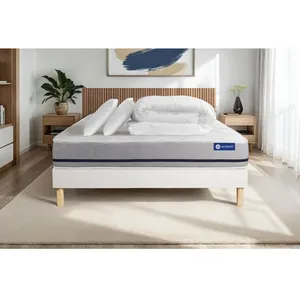 Actisom Pack Prêt A Dormir Matelas 140x200 Actiflex Soft 3zones De Con... pas cher