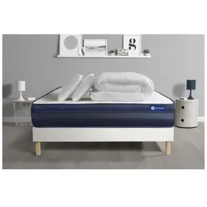 Actisom Pack Prêt A Dormir Matelas Actimemo Tech 160x200 Memoire De Fo... pas cher