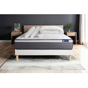Actisom Pack Prêt A Dormir Matelas Actimemo Plus 180x200 Memoire De Fo... pas cher