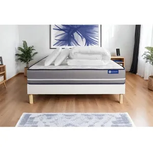 Actisom Pack Prêt A Dormir Matelas Latex + Memoire De Forme Actilatex ... pas cher