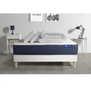 Actisom Pack Prêt A Dormir Matelas Latex Et Memoire De Forme Actilatex... pas cher