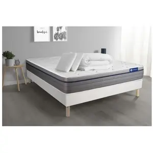 Actisom Pack Prêt A Dormir Matelas Memoire De Forme Actimemo Zen 140x2... pas cher