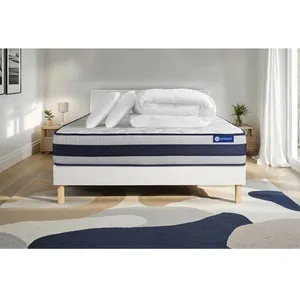 Actisom Pack Prêt A Dormir Matelas Latex Et Memoire De Forme Actilatex... pas cher