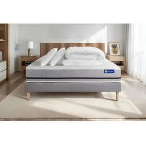 Actisom Pack Prêt A Dormir Matelas 180x200 Actilatex Soft 3zones De Co... pas cher