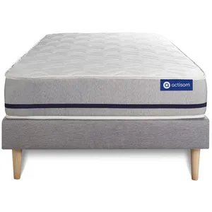 Actisom Ensemble Matelas 90x200 Actilatex Soft 3zones De Confort + Som... pas cher