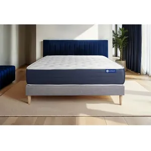 Comparateur de prix : ACTISOM Ensemble sommier matelas 140x200 Actiflex sleep - 22 cm - Equilibré - sommier kit gris
