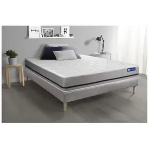 Actisom Ensemble Matelas 200x200 Actimemo Soft 3zones De Confort + Som... pas cher