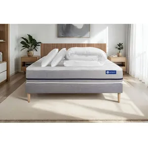 Actisom Pack Prêt A Dormir Matelas 180x200 Actimemo Soft 3zones De Con... pas cher