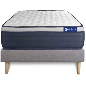 Actisom Ensemble Matelas Ressorts Ensaches+Memoire De Forme Actiflex M... pas cher