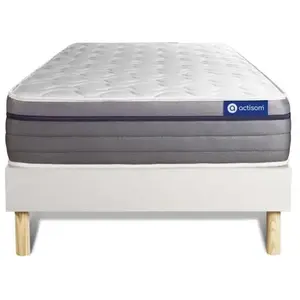 Actisom Ensemble Matelas Ressorts Ensaches+Memoire De Forme Actiflex Z... pas cher