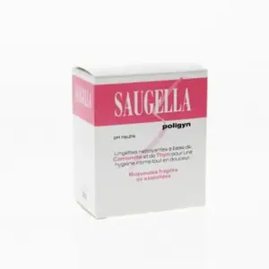 Comparateur de prix : Saugella Poligyn Lingette Intime Nettoyante - 10 unités