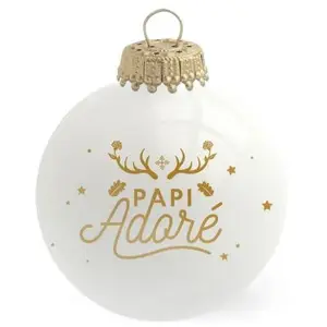 Baubels Boule de Noël Papi Adoré pas cher