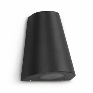 Applique Murale Extérieure 2x5W - IP54 - Haut & Bas - Noir - DeliTech® pas cher