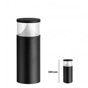 Pilier led Extérieur Rond Transparent - 12 w - ip 65 - 300 mm Delitech pas cher