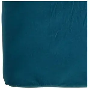 Kadolis Drap housse pur coton Bleu nuit (60 x 120 cm) pas cher