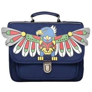 Cartable - CARAMEL&CIE - Totem - Bleu - 32x26x8 cm - Enfant Mixte pas cher