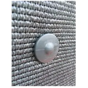 Clips Rapide Gris De Fixation Pour Brise-Vue Sur Grillage Rigide X 50Vendu parcdiscount