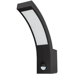 Struhm - Applique murale led Extérieur 10W Noir avec Détecteur de Mouv...Vendu parmanomano