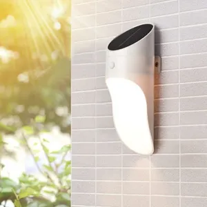 Applique Solaire Extérieure Blanche 1W - Blanc Neutre 4000K - 5500K Silamp pas cher