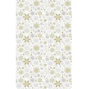 MANI TEXTILE - Tapis Magie de Noel Gold Dimensions - 70x140 pas cher