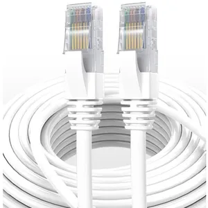 Elfcam® - 10m Cat7 Câble Réseau Ethernet RJ45, LAN-WLAN Câble Cat 7 Pa... pas cher