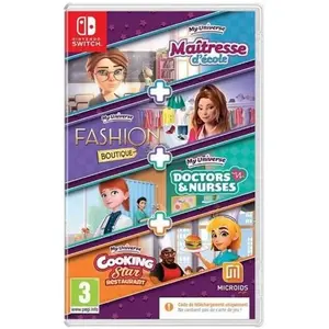 Microids Pack My Universe Cooking star Doctors et Nurses Fashion bouti... pas cher