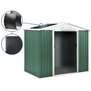 Abri de jardin métal - "Rosas " - 2.71 m² avec panneaux solaires pas cher