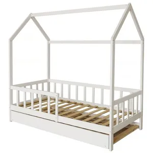 Habitat et Jardin Lit cabane enfant avec tiroir "Paloma" - 90 x 190 cm - Blanc pas cher
