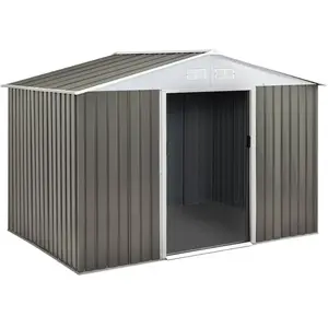 Comparateur de prix : Abri de jardin métal "Dallas" - 2.71 m²