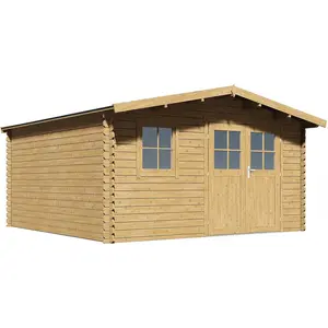 Habitat et jardin Abri De Jardin Bois "Belval" - 19 M² - 28 Mm