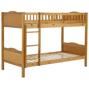 Lit superposé en bois Gabriel - 90 x 190 cm - Marron pas cher