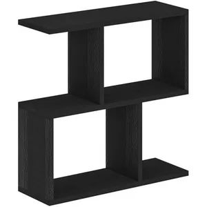 Table basse en bois Homemania - 60 x 20 x 60 cm - Bois Noir pas cher