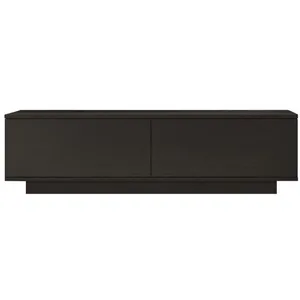 Habitat et jardin Meuble TV en bois "FN1" - 140 x 35 x 38 cm - Noir pas cher