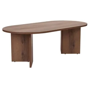 Table basse en bois Sable - 60 x 119 x 40 cm - Noyer pas cher