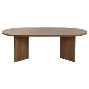 Table basse en bois Sable - 60 x 119 x 40 cm - Noyer pas cher