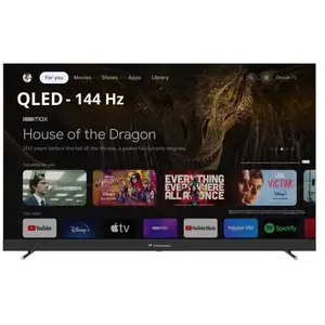 CONTINENTAL EDISON - CELEDGAM65QL24B6 - TV LED - 4K UHD QLED 144Hz- 65... pas cher