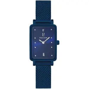 PIERRE LANNIER Montre Femme ARIANE Bleu Cadran Bleu Bracelet Acier milanais Bleu 12 MM pas cher