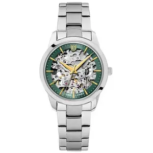 Montre femme - PIERRE LANNIER - Théa - Automatique - Cadran vert squelette - Boîtier 36 mm