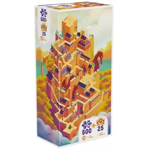Puzzle 500 pièces Iello Play Château pas cher