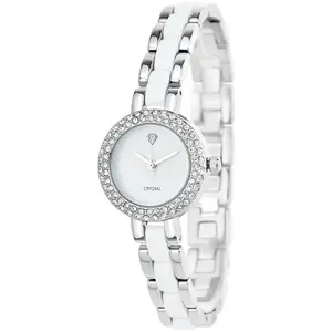 16547 Montre Cassandra élégante ornée de Cristaux scintillants pas cher