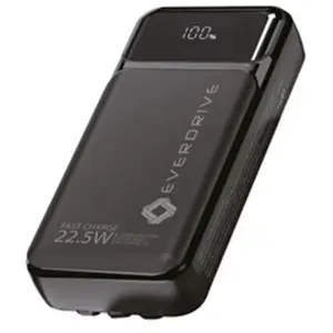 Batterie externe Everdrive Power Bank 20000 mAH Noir pour iPhone séries 15 + câbles intégrés pas cher