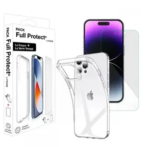 Pack Coque Moxie pour iPhone 14 Pro Max Transparent + Verre trempé 2.5... pas cher