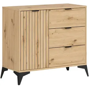 Buffet Petits meubles - Mao - 90 x 41 x 83cm - Bois pas cher