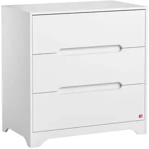 Commode à langer 3 tiroirs Vox - Ova - 885 x 52 x 895cm - Blanc pas cher