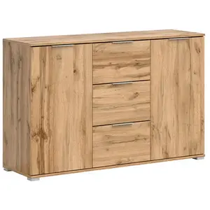 Buffet Petits meubles - Selma - 135 x 41 x 86cm - Bois pas cher