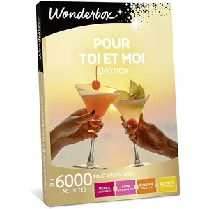 Coffret cadeau Wonderbox Pour toi et moi Emotion pas cher