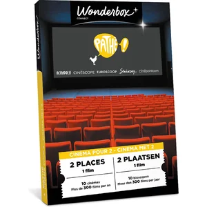 Ticknbox Wonderbox Cadeaubon - Cinema Pathe - 2 ticketsVendu parbol