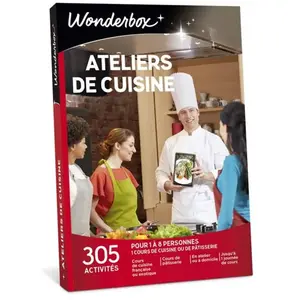 Coffret cadeau Wonderbox Ateliers de cuisine pas cher